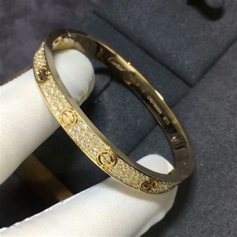 cartier love bracelet replica yellow gold